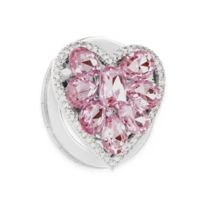 Kickstand Taşlı Magsafe Stand - Pembe