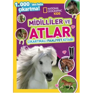 Kids Midilliler ve Atlar Çıkartmalı Faaliyet Kitabı