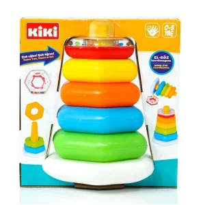 Kiki Renkli Altıgen Halkalar Çıngıraklı AE-1510