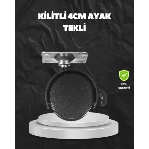 Kilitli 4 cm Evrensel Tekerlek Ayak Tek Adet
