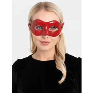 Kırmızı Renk Masquerade Kostüm Partisi Venedik Balo Maskesi