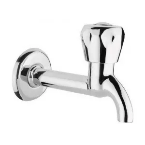 Klasik Musluk Uzun Başlık Kırmızı Sıcak Su Topbaş Topaç Koç Başlık Duvardan Tek Giriş Aynasız