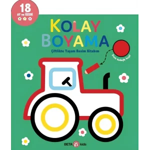 Kolay Boyama Çiflikte Yaşam Resim Kitabım