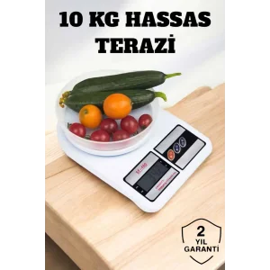 Kompakt Tasarım ve Tek Tuşla Sıfırlama Özelliğiyle Kullanımı Kolay Mutfak Tartısı