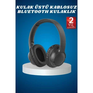 Kulak Üstü Kablosuz Bluetooth Kulaklık Yüksek Ses Kaliteli ANC Özelliği