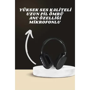 Kulak Üstü Kulaklık Pro9 ve Yeni Nesil Akıllı Saat Android ve İOS Uyumlu ANC Özelliği