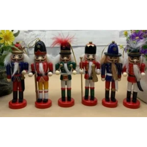 Kurşun Asker Ahşap Dekoratif Eşya (6lıset 13cm