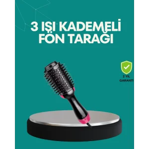 Kurutmalı Saç Şekillendirici Fönlü Fırça 1200 Watt Güç