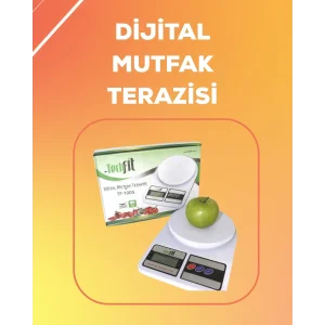 LCD Ekranlı Yüksek Hassasiyetli Dijital Mutfak Terazisi