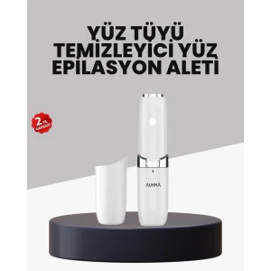 LED Işıklı Yüz Epilasyon Aleti Hassas ve Ağrısız Tüy Alma