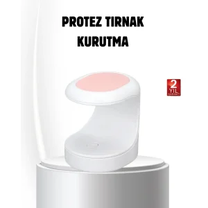 LED Mini Oje Kurutucu Taşınabilir Hızlı Kuruma Cihazı 3 LED Işıklı