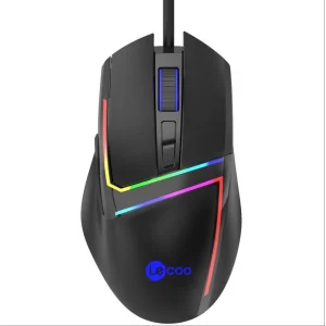 LENOVO LECOO MS106 Usb+Kablolu 3200DPI+7 Tuşlu RGB Aydınlatmalı Gaming Mouse