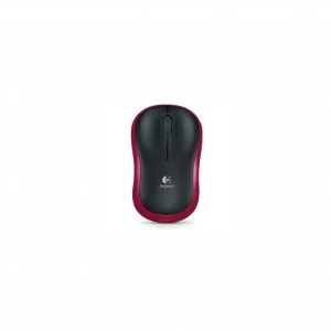 LOGITECH 910-002237, M185 Kırmızı, USB Nano 2,4G Kablosuz, 1000dpi, Optik, 3 Tuşlu, 12ay Pil Ömrü, Mouse