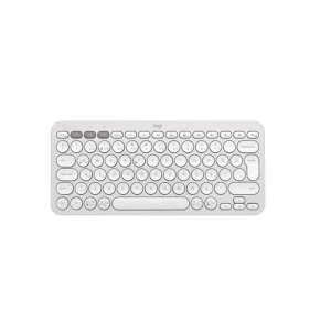 LOGITECH K380S PEBBLE KEYS 2 ÇOKLU CİHAZ ÖZELLİKLİ BLUETOOTH TÜRKÇE Q KLAVYE BEYAZ 920-011860