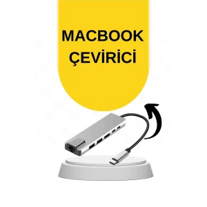 Macbook Pro/air Uyumlu USB Type-C 8 In 1 Hub Dönüştürücü Çevirici Çoklayıcı USB Hdmı Micro Sd 8 Girişli