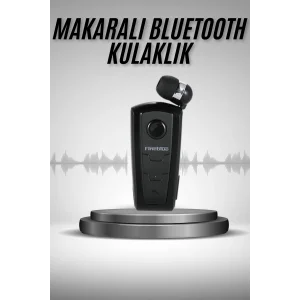 Makaralı Bluetooth Kulakiçi Yaka Kulaklığı Kablosuz Kulaklık