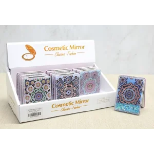 Mandala Desenli Hareketli Sulu El Aynası - Model 1