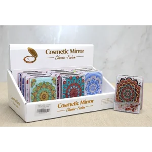 Mandala Desenli Hareketli Sulu El Aynası - Model 4