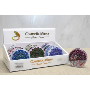 Mandala Desenli Hareketli Sulu El Aynası - Model 6