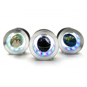 Manyetik Küçük Boy Yuvarlak Ledli Dünya Küre