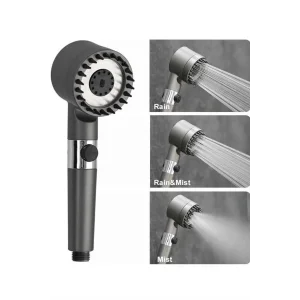 Masaj Etkili Turbolu Çok Fonksiyonlu Filtreli Duş Başlığı Yeni Nesil
