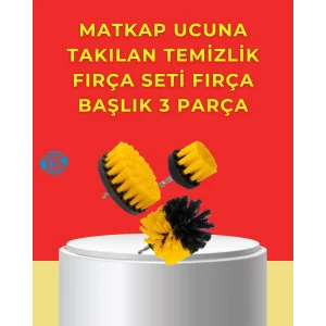 Matkap Ucu Temizlik Aparatı 3’lü Fırça Seti