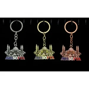 Metal Ayasofya Anahtarlık