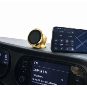 Metal Telefon Tutucu Torpidoya Yapışan Mıknatıslı