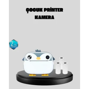 Mini Çocuk Kamera Anında Baskı Özellikli HD Video Termal Yazıcılı