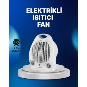 Mini Elektrikli Isıtıcı – 2000W Güç, Fanlı Isıtma, 3 Isı Modu