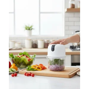 Mini Mutfak Robotu Sarımsak ve Sebze Doğrayıcı