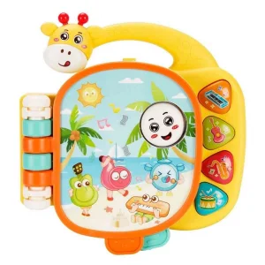 Minibo Sesli ve Işıklı Zürafa Figürlü Müzik Kitabı