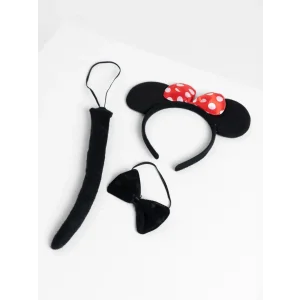 Kostüm Seti Taç Kuyruk Papyon Gösteri Seti