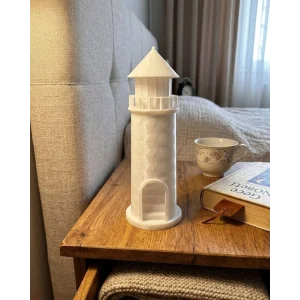 Modern Tasarımlı 3D Deniz Feneri Ev Dekorasyon Ürünü
