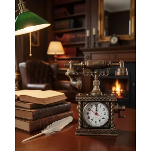 Modern Tasarımlı Çalar Saat Dekoratif ve İşlevsel Masa Saati