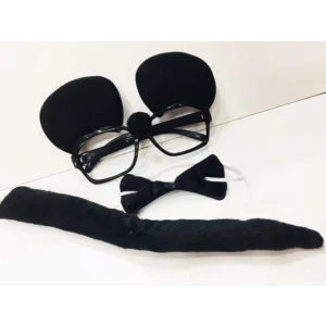 Mouse Gözlüğü Papyonu Kuyruğu Seti