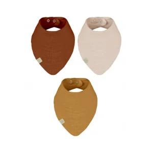 Müslin Fular Önlük 3Lü 60102 Kiremit Bej Hardal