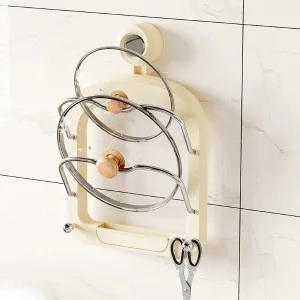 Mutfak Tava Tencere Kapak Tutucu Organizer Raf