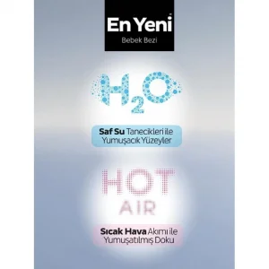 Natural Double Soft Bebek Bezi Fırsat Paketi 1 Beden 50 Adet