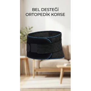 Nefes Alabilir Unisex Ayarlanabilir Ortopedik Bel Destek Korsesi