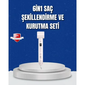 Negatif İyon Teknolojili 6-in-1 Profesyonel Saç Şekillendirici