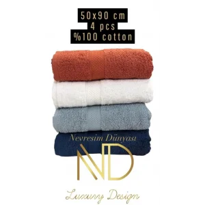 Nevresim Dünyası 50x100 4lü Havlu Prime 3