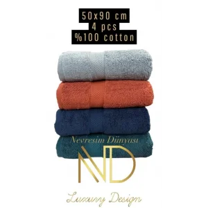 Nevresim Dünyası 50x100 4lü Havlu Prime 5