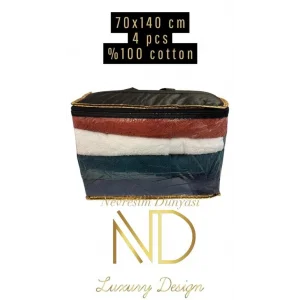 Nevresim Dünyası 70x140 4lü Havlu Prime 1