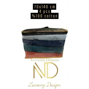 Nevresim Dünyası 70x140 4lü Havlu Prime 5