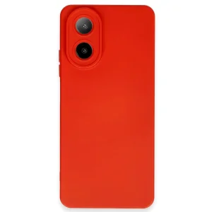 Oppo A38 Kılıf Nano İçi Kadife Silikon - Kırmızı