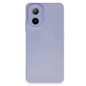 Oppo A38 Kılıf Nano İçi Kadife Silikon - Lila