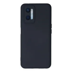 Oppo A96 Kılıf Nano İçi Kadife Silikon - Lacivert