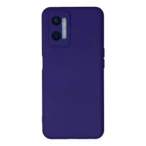 Oppo A96 Kılıf Nano İçi Kadife Silikon - Mor