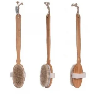 Organik Doğal At Kılı Banyo Fırçası